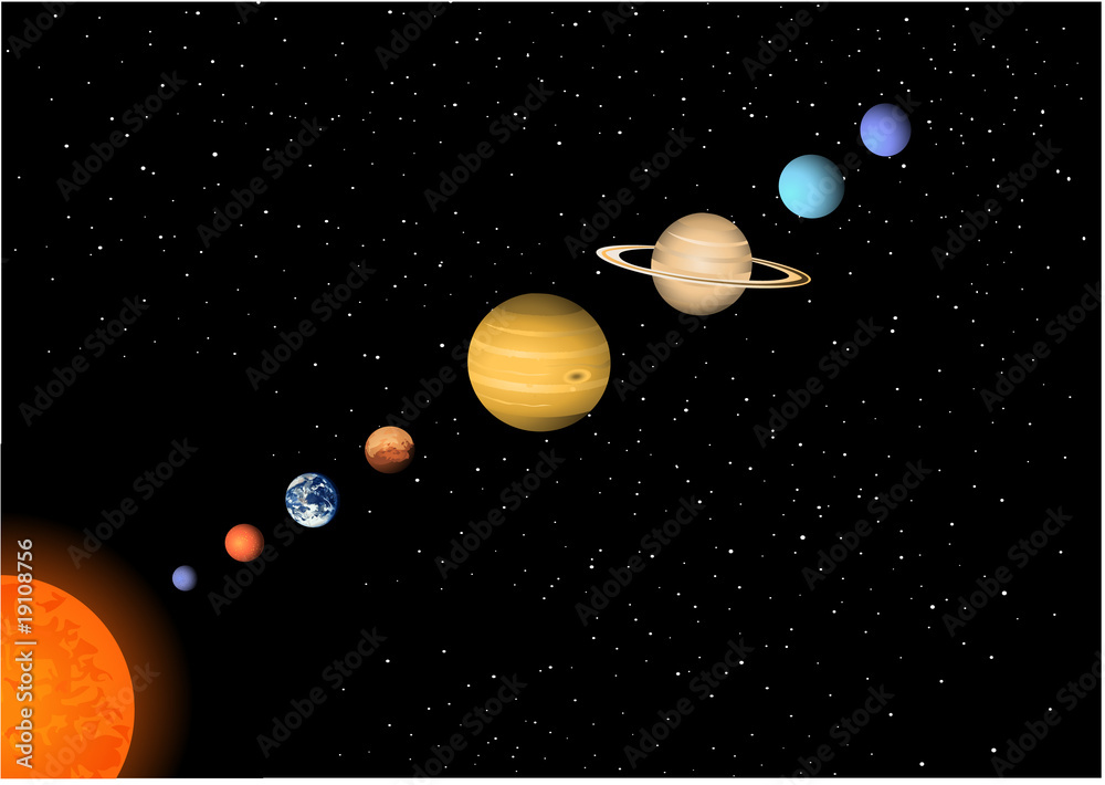 Fototapeta premium Solar system