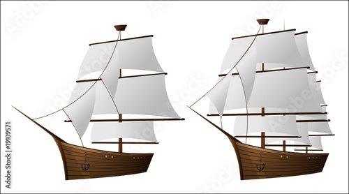 Old sailer ship