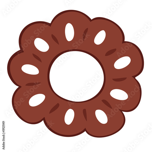 Chocolate shortbread