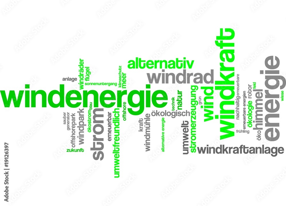 Windenergie / Windkraft - Erneuerbare Energien Windenergie / Windkraft - Erneuerbare Energien