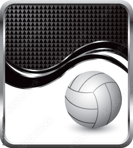 volleyball black checkered wave backdrop