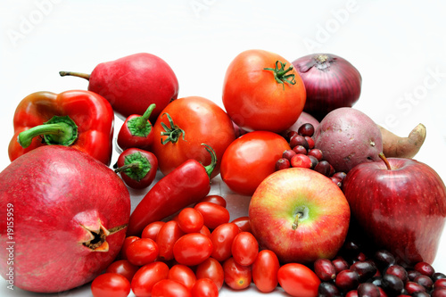 Red Fruit And Vegetables