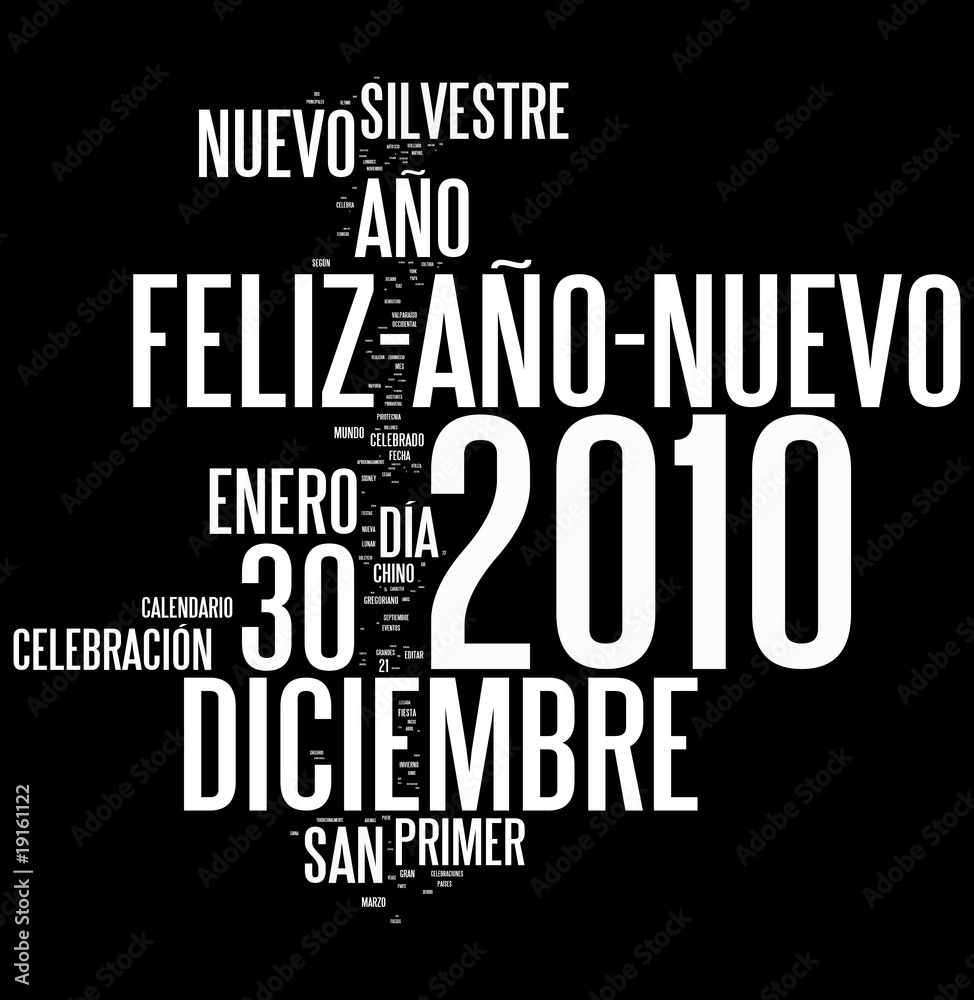 Obraz premium Feliz Año Nuevo ! 2010