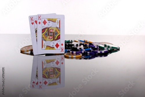 rote Könige Poker Chips
