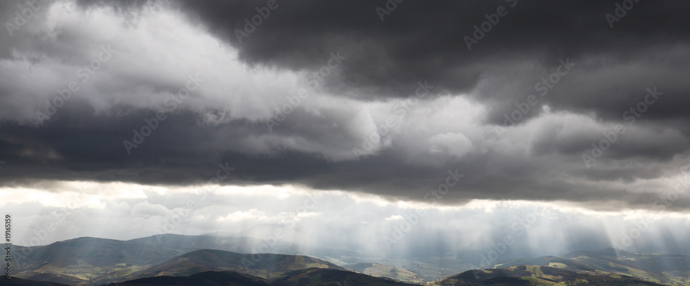 Fototapeta premium gros temps