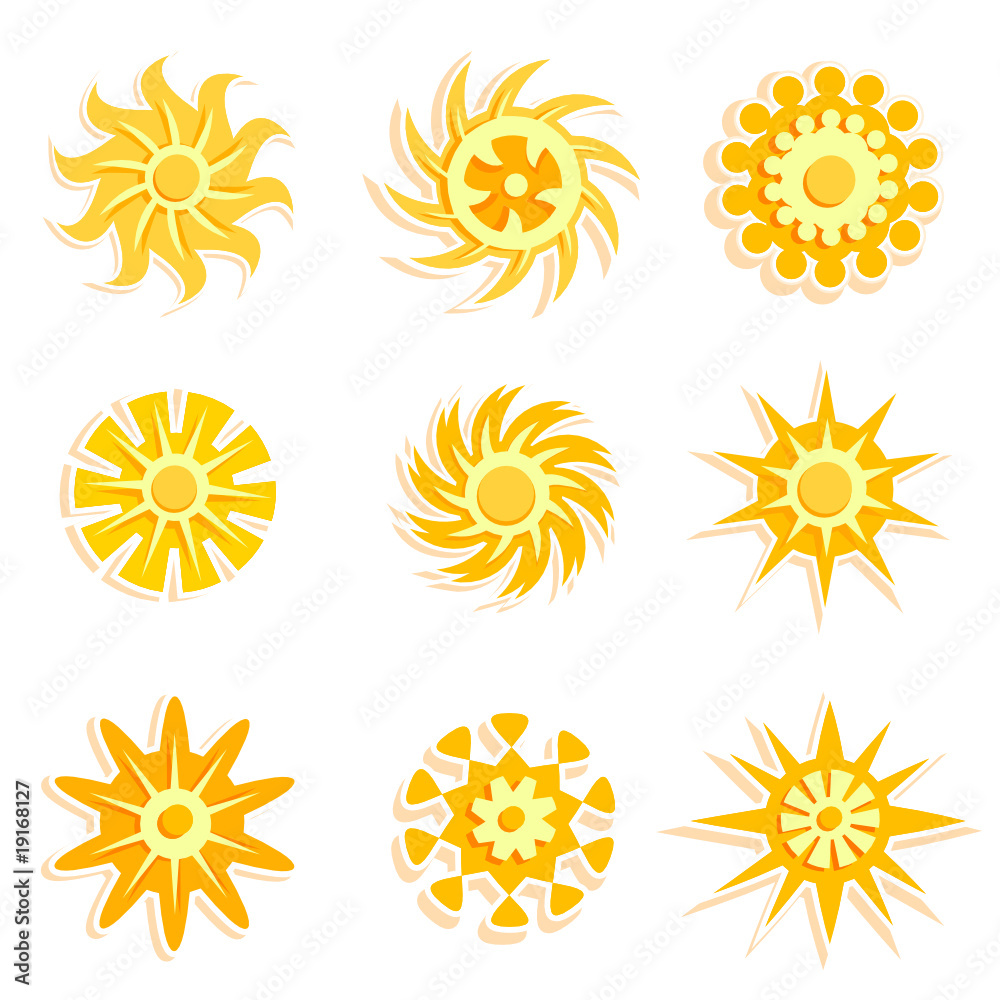 sun designs vector sun designs vector