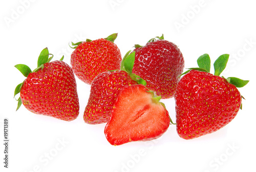 Erdbeere freigestellt - strawberry isolated 17 photo