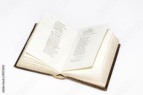Old poems book photo