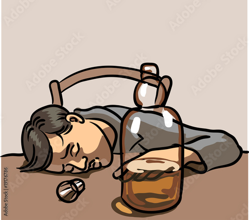 drunk man