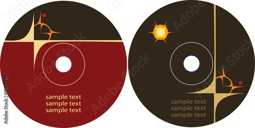 CD - DVD Label Design template