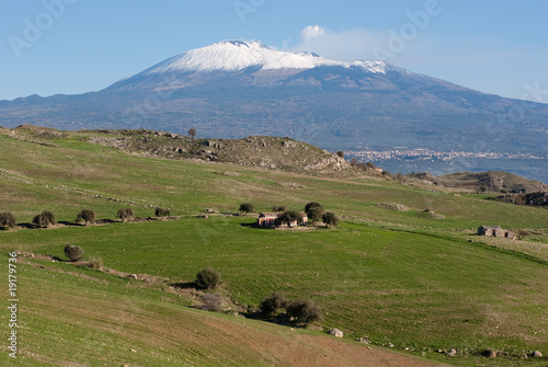 farmland under Etna