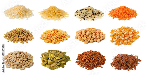 Collection of grains photo