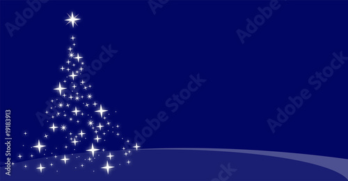 Arbol navidad azul