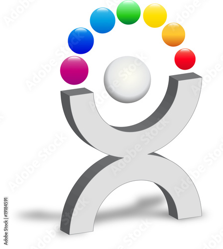 logo bambino arcobaleno