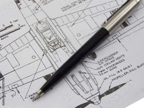 Scheme with pen