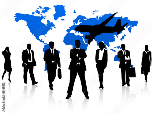 Illustration of business people