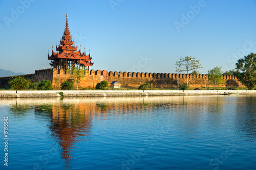 Mandalay fort, Myanmar.