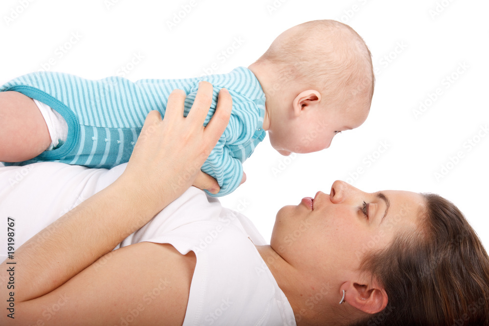 Happy mum with child Happy mum with child