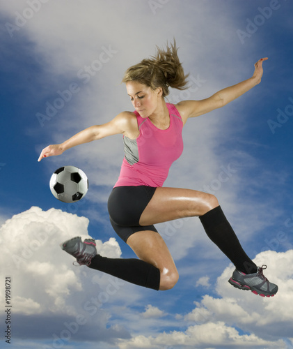 Soccer Girl © Pete Saloutos