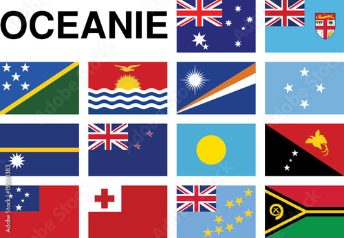 drapeau Océanie photo