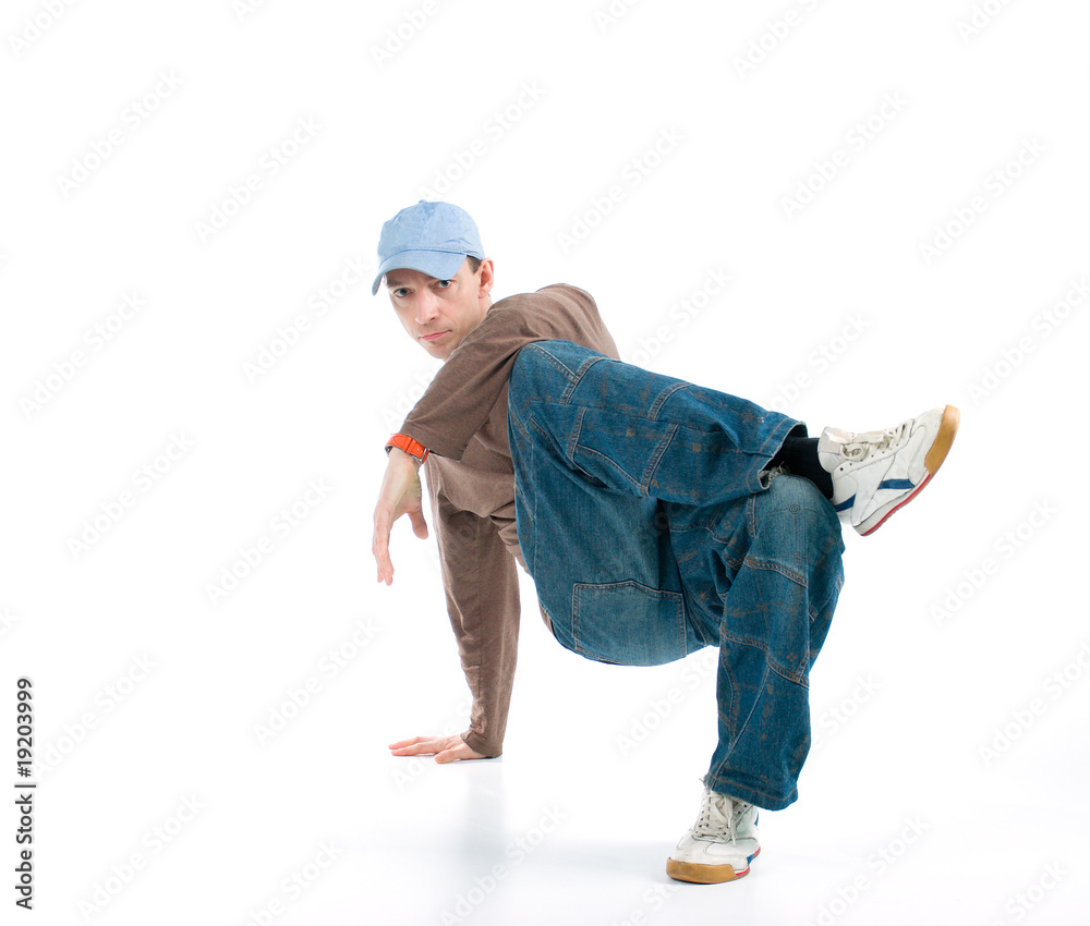 cool hip hop style dancer posing cool hip hop style dancer posing