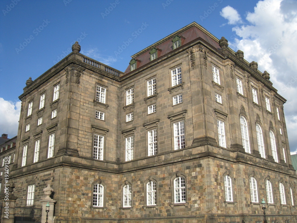 Fototapeta premium chateau de christianborg à copenhague