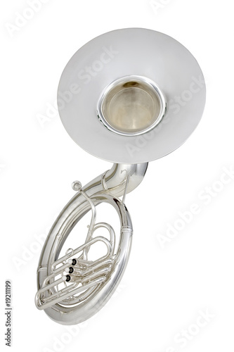 Sousaphone on White