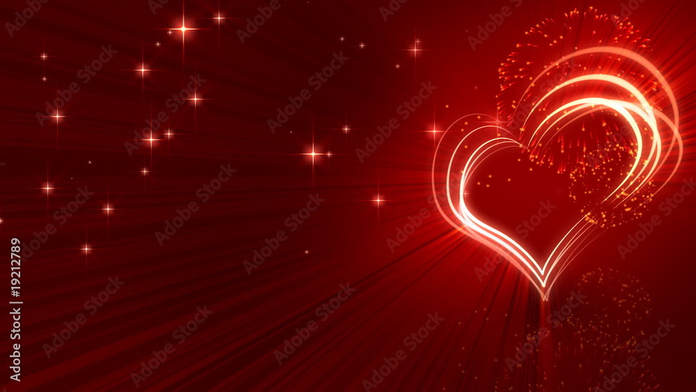 Graceful scarlet background by Valentine's Day, vj Graceful scarlet background by Valentine's Day, vj