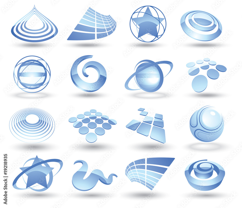 Colour web icons