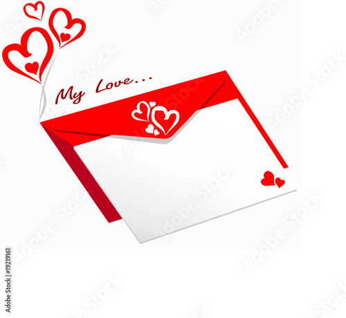 Valentine's Greeting Envelope