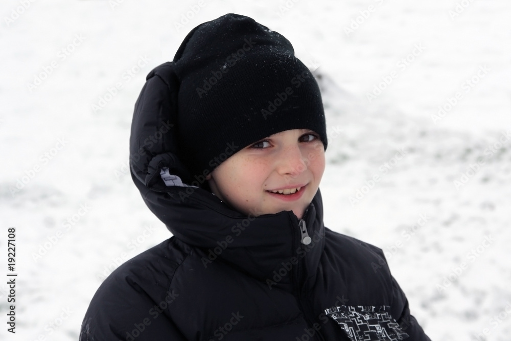 dans la neige dans la neige