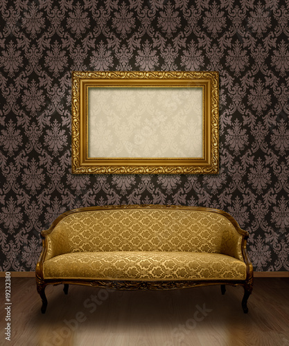 Classic sofa and frame