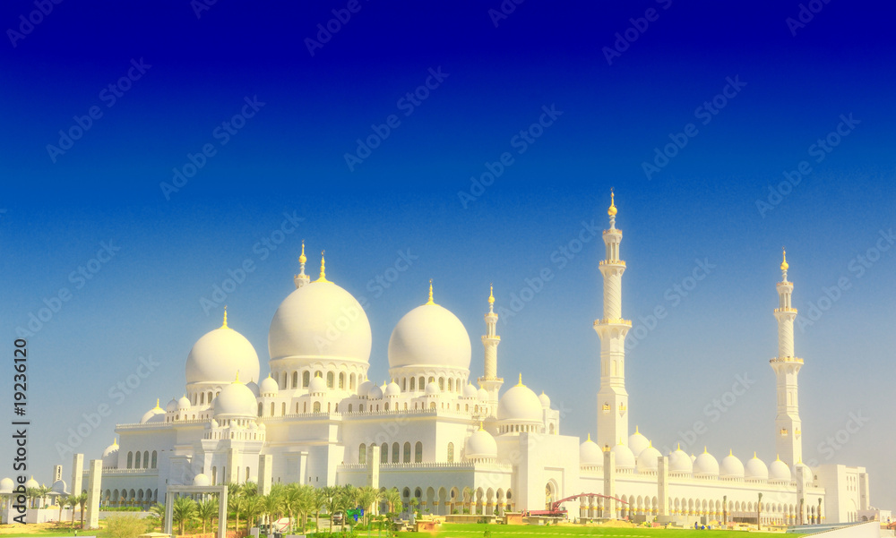 Obraz premium Sheikh Zayed Mosque in Abu Dhabi 04