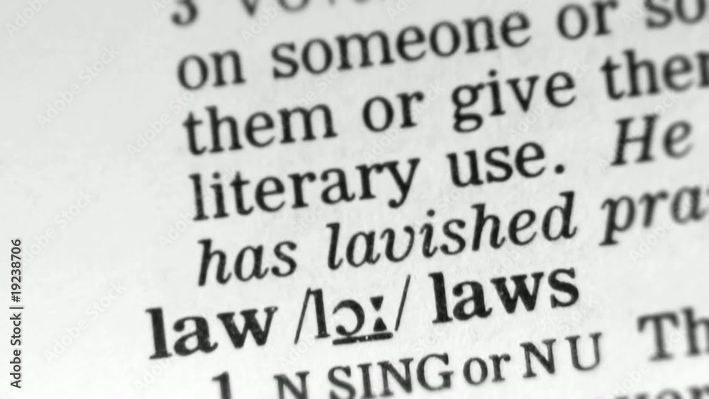 Selective focus on the word Law on Dictionary. Selective focus on the word Law on Dictionary.