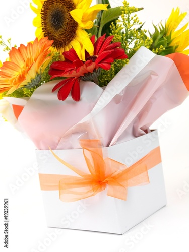 Basket Of Flowers photo