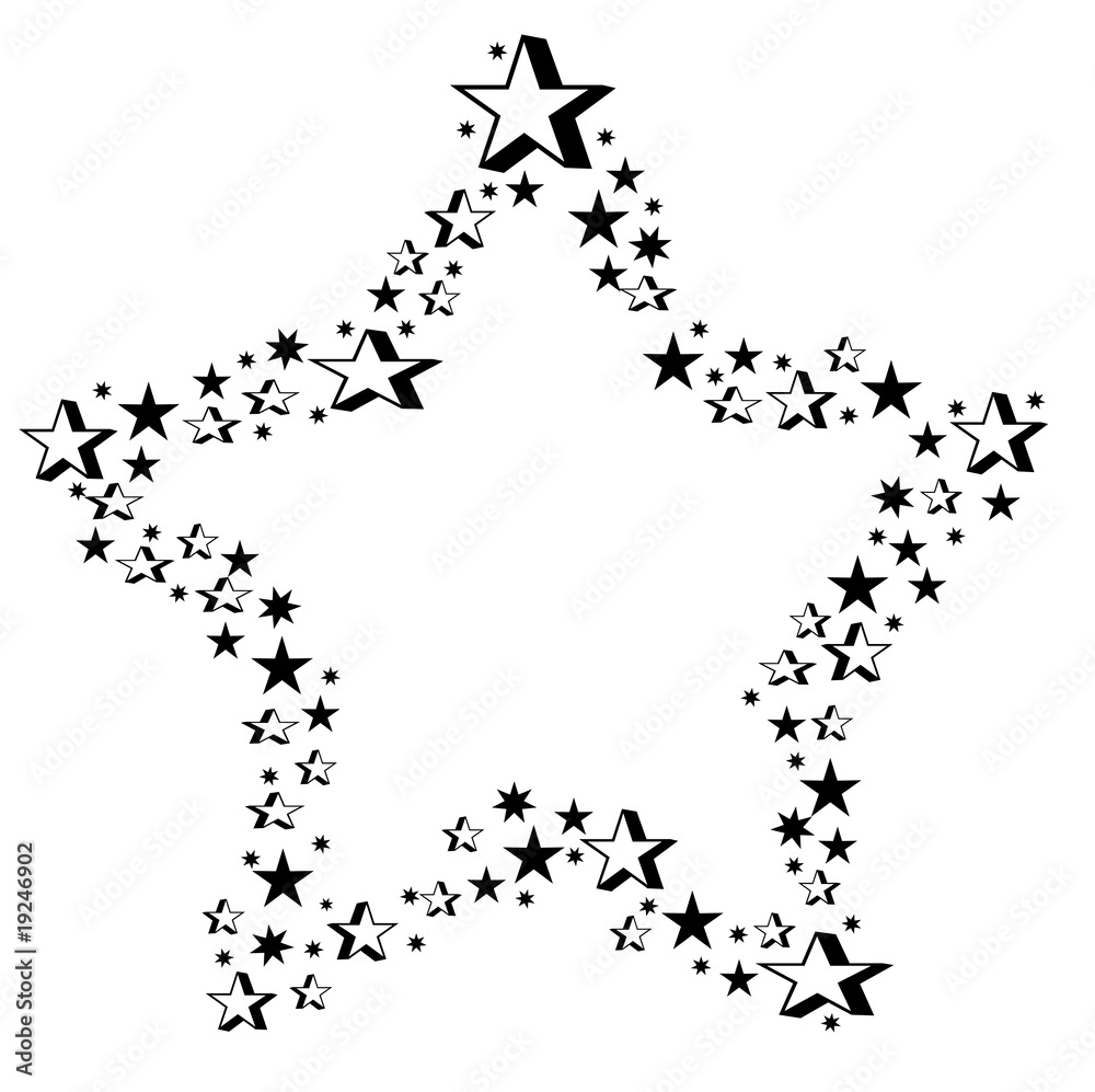 Stern aus Sternen