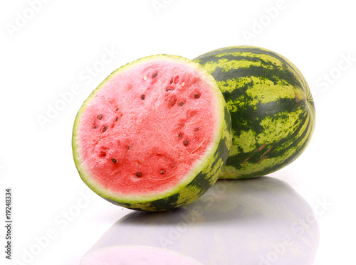 watermelons isolated on white background