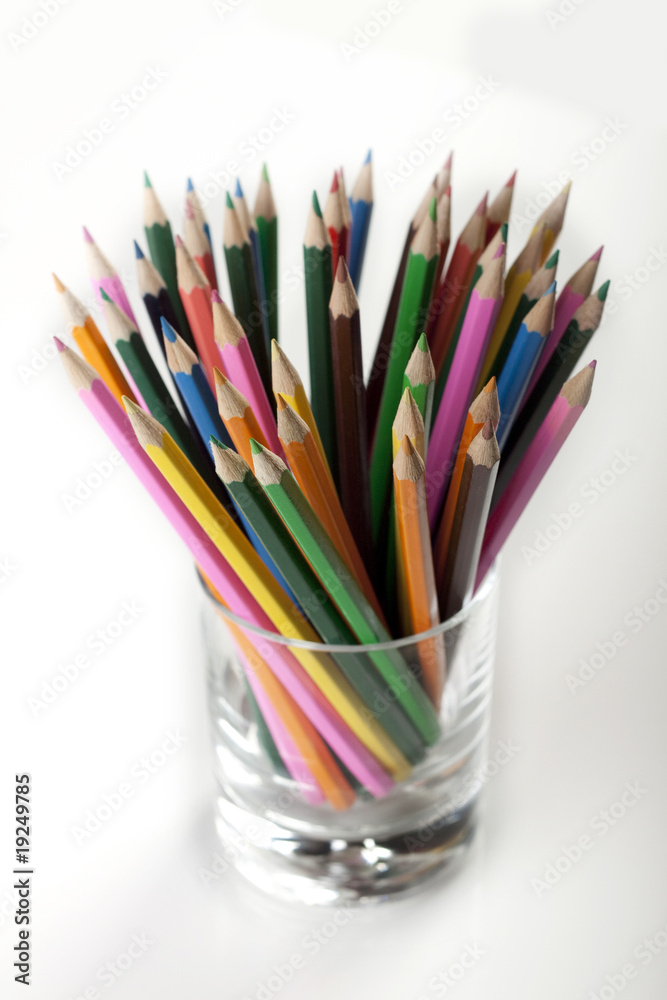 Colored Pencils in mug