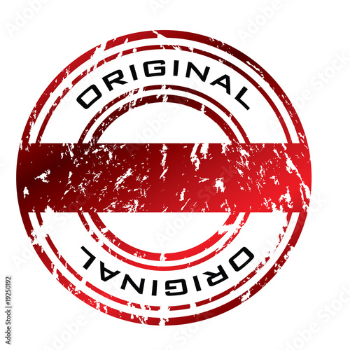 Abstract red grunge office rubber stamp