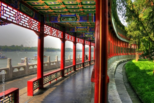 Photography Beihai Park - Classical chinese Garden in Beijing (Peking)