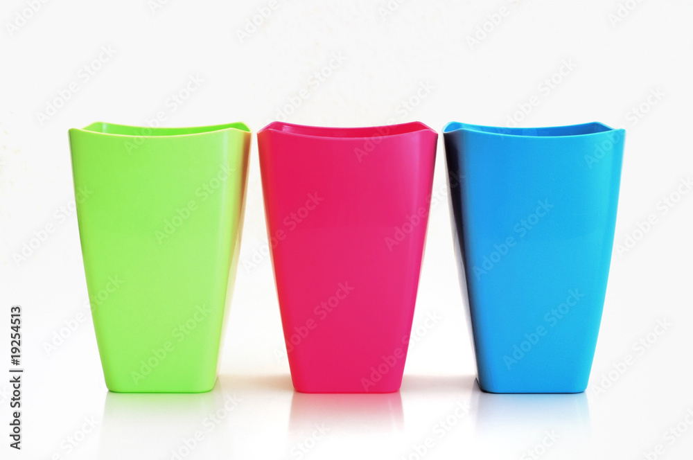 Farbige Blumenvase Farbige Blumenvase