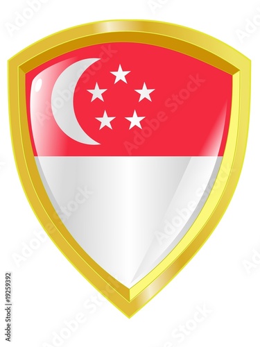 Free Download golden emblem of Singapore - GFXLoad