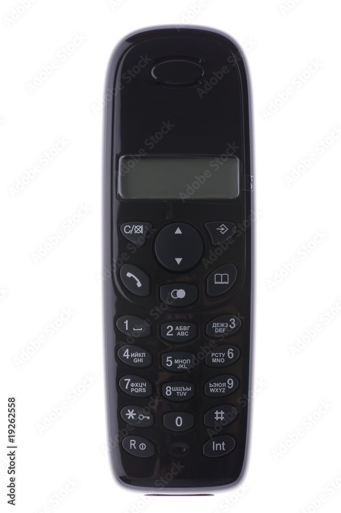 phone on white background phone on white background