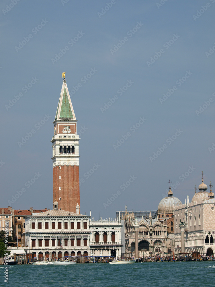 Venice - view of Piazzetta, San Marco and The Doge's Palace