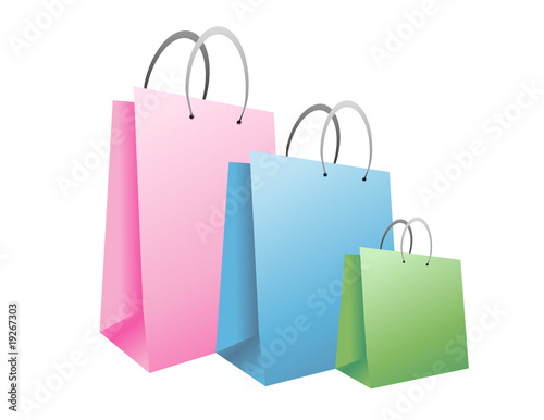 Colorful Pastel Shopping Bags