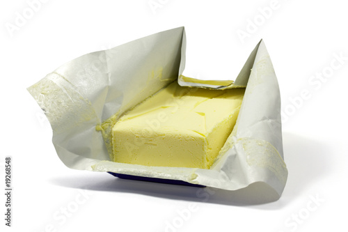 butter in the foil