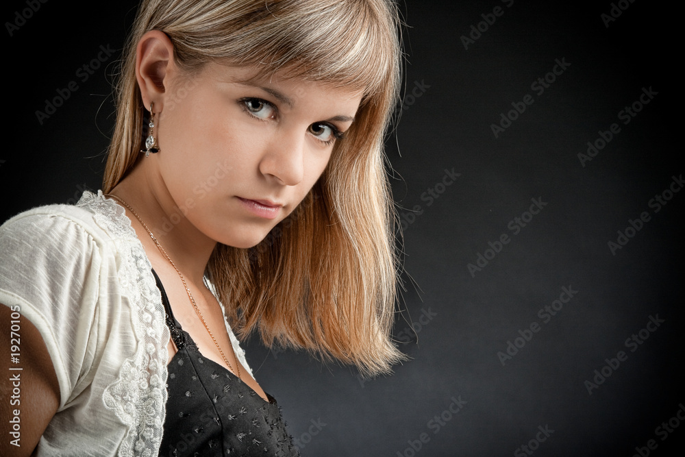 Naklejka premium beautiful sexy woman
