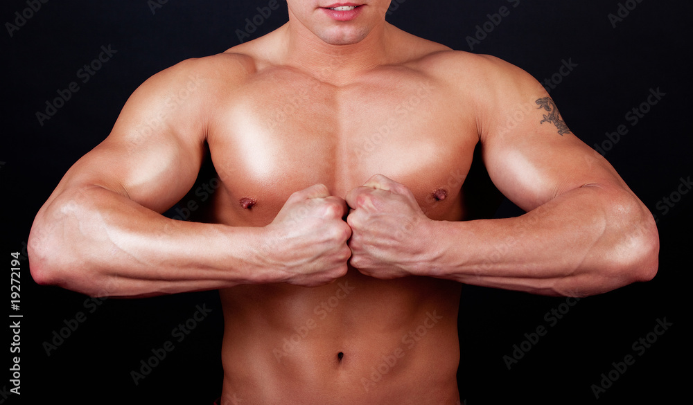 Fototapeta premium Picture of athletic torso