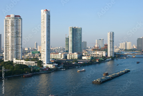 Chao Praya River in Bangkok, Thailand photo