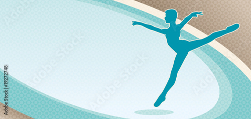 Ballett Grußkarte